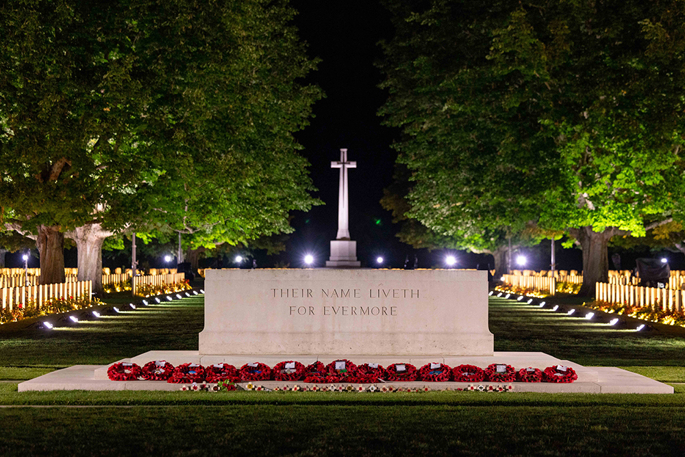 Bayeux War Cemetery during Tribute to the Fallen