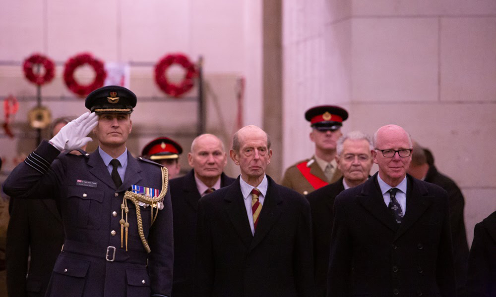 Thank you to HRH The Duke of Kent