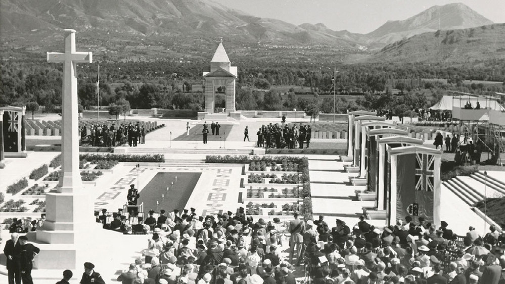 Unveiling of the Cassino War Memorial