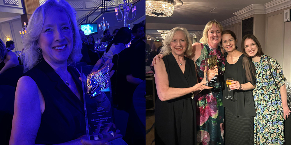 CWGC Director General accepts RTS Award for best Live Event