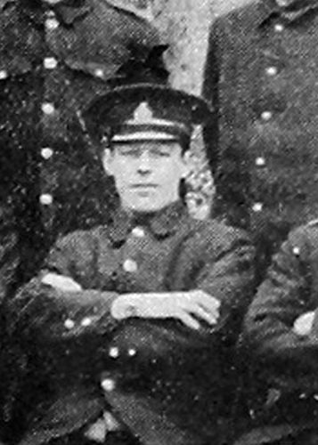 Photograph of Ernest in uniform