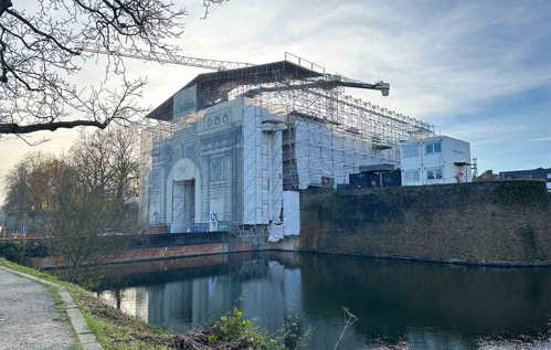 The Menin Gate mid restoration