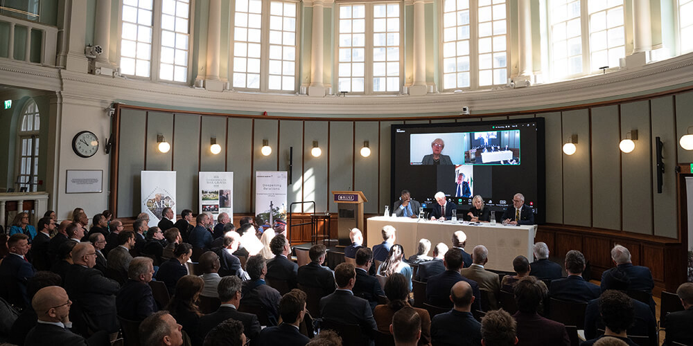CWGC debate in partnership with RUSI. General photo of the room.